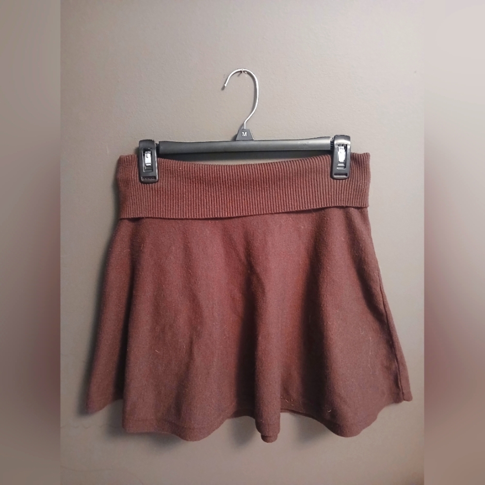 Charlotte Russe Chocolate Mini Skirt